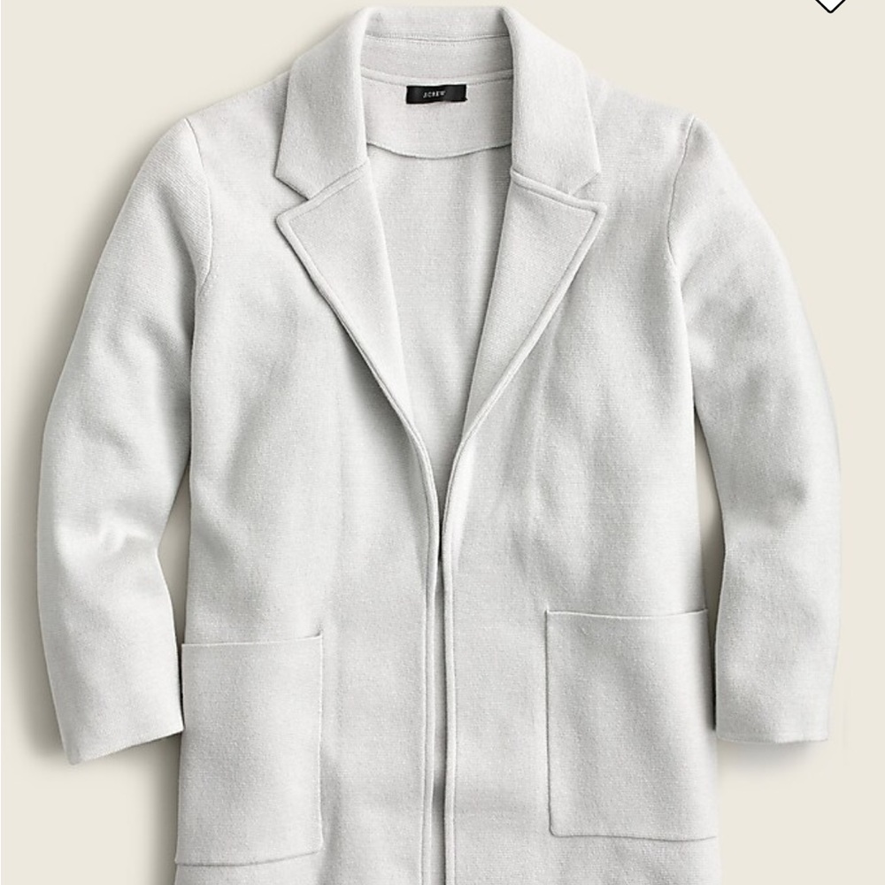 J. Crew Sophie Open-Front Sweater-Blazer - image 2